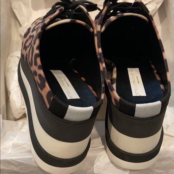 Stella McCartney Elyse leopard platform sneaker 9 - Picture 8 of 12